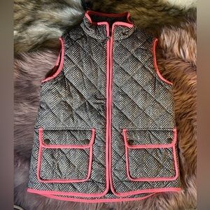 Crewcuts gray herringbone Vest size 10
